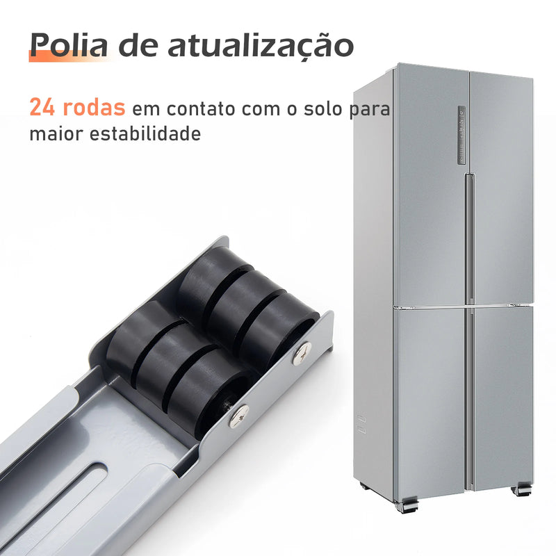 Suporte para geladeira, suporte para carrinho base C - Tudoonline